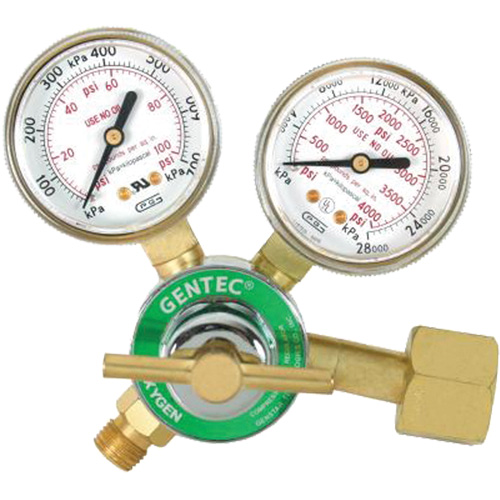 D&eacute;tendeur &agrave; simple d&eacute;tente de s&eacute;rie l&eacute;g&egrave;re, Oxyg&egrave;ne, Entr&eacute;e CGA540 WestPier