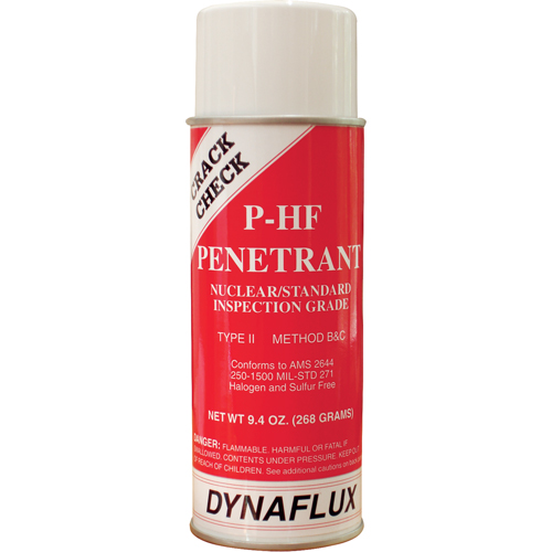 NDT Spray - Visible Dye Penetrant System, Aerosol Can WestPier