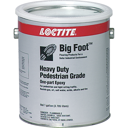Big Foot Heavy-Duty Pedestrian Grade Anti-Slip Floor Coating, 1 gal., Epoxy-Based, Black WestPier