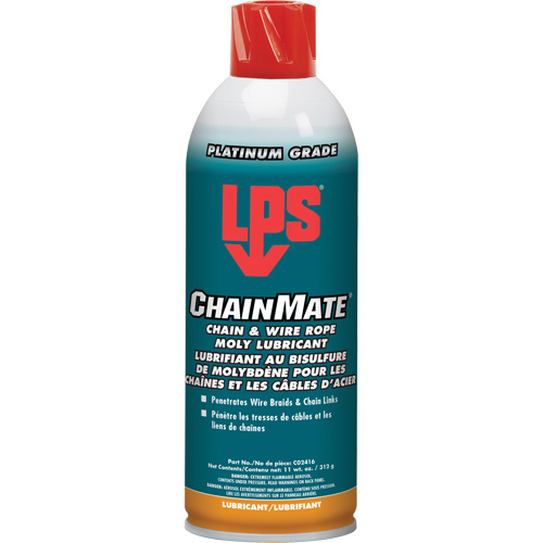 Lubrifiant pour chaînes & c&acirc;bles m&eacute;talliques Chainmate, Canette a&eacute;rosol WestPier
