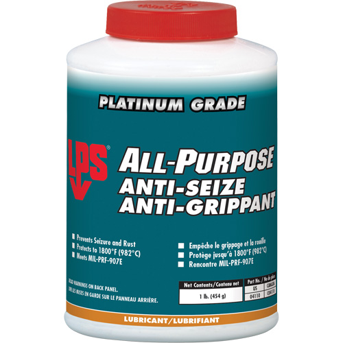 All-Purpose Anti-Seize, 1 lbs., Bottle, 1800°F (982°C) Max. Temp WestPier