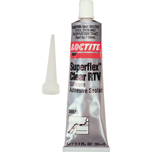 Superflex RTV Silicone Adhesive Sealant, Tube, Clear WestPier