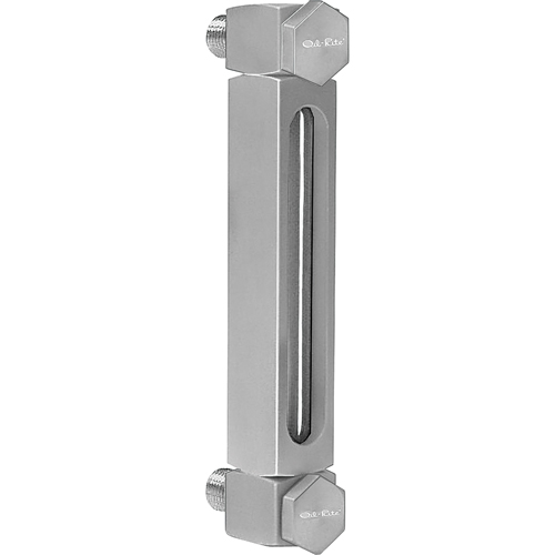 Indicateur de niveau &agrave; liquide en Aluminium, Filet&eacute;, 5" lo, 205°F (96,11° C) WestPier