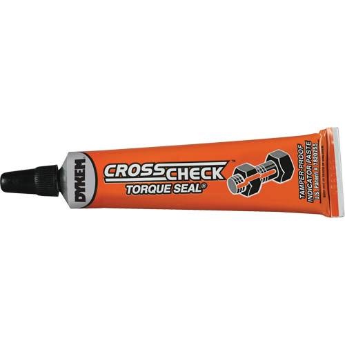 P&acirc;te indicatrice inviolable Cross-Check Torque Seal, 1 liq. oz., Tube, Orange WestPier