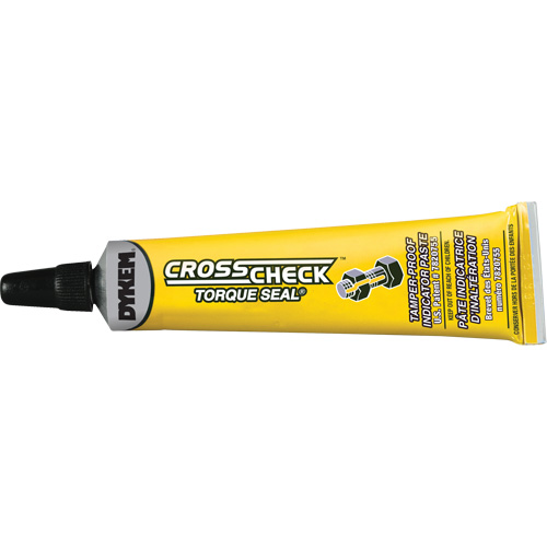 Cross Check Torque Seal&reg; Tamper-Proof Indicator Paste, 1 fl. oz., Tube, Yellow WestPier