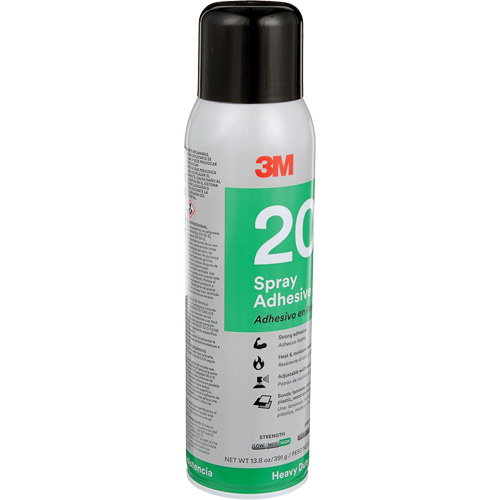 20 Heavy Duty Spray Adhesive, Clear, Aerosol Can WestPier