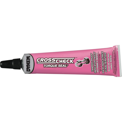 Cross Check Torque Seal&reg; Tamper-Proof Indicator Paste, 1 fl. oz., Tube, Pink WestPier