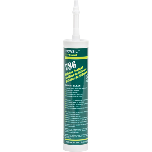 Scellant &agrave; la silicone, 300 ml, Cartouche, Transparent WestPier