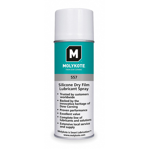 Molykote 557 Silicone Dry Film Lubricant, Aerosol Can WestPier