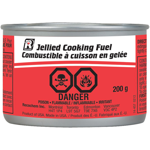 Carburant de cuisson en gel&eacute;e WestPier