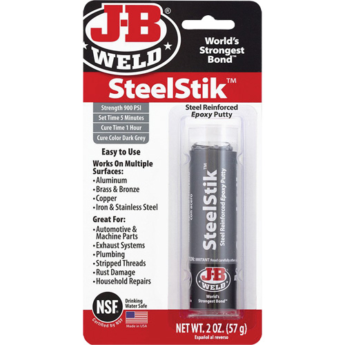Colle &eacute;poxyde SteelStik, 2 oz, B&acirc;ton, Gris WestPier