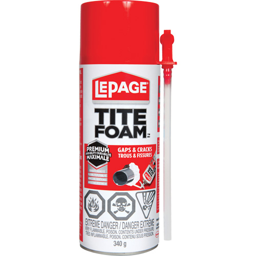 Titefoam Gaps & Cracks Insulating Foam Sealant, Aerosol Can, White WestPier