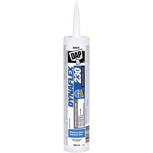 Scellant en &eacute;lastom&egrave;re de qualit&eacute; sup&eacute;rieure Dynaflex 230, 300 ml, Cartouche, Blanc WestPier