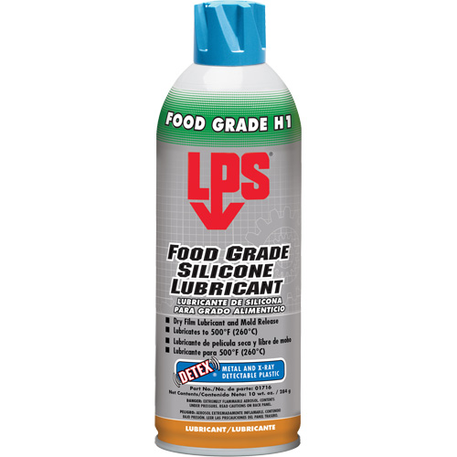 Detex&reg; Food Grade Silicone Lubricant, Aerosol Can WestPier