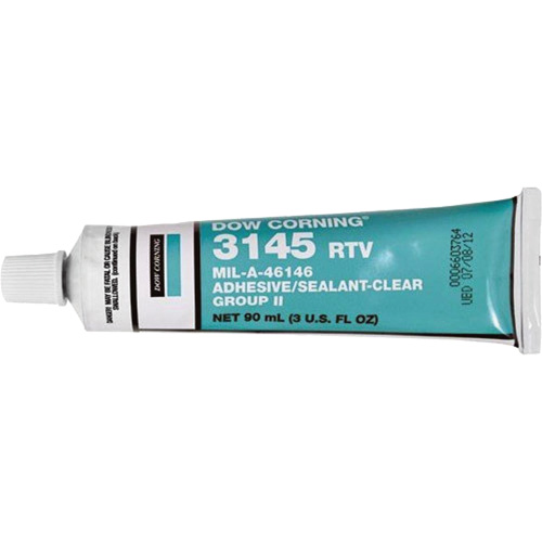 Dowsil RTV 3145 Silicone Adhesive Sealant MIL-A-46146, Tube, Clear WestPier