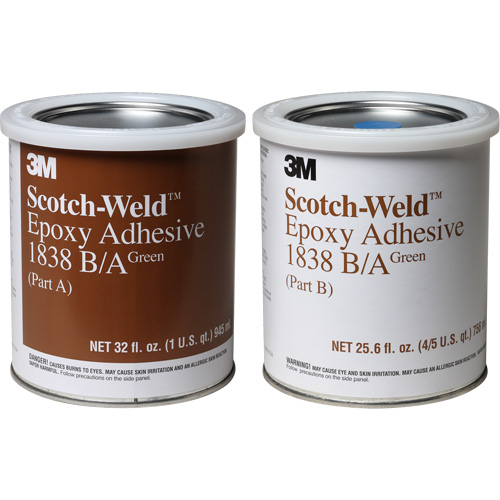 Scotch-Weld Adhesive, 32 fl. oz., Pail, Two-Part, Green WestPier
