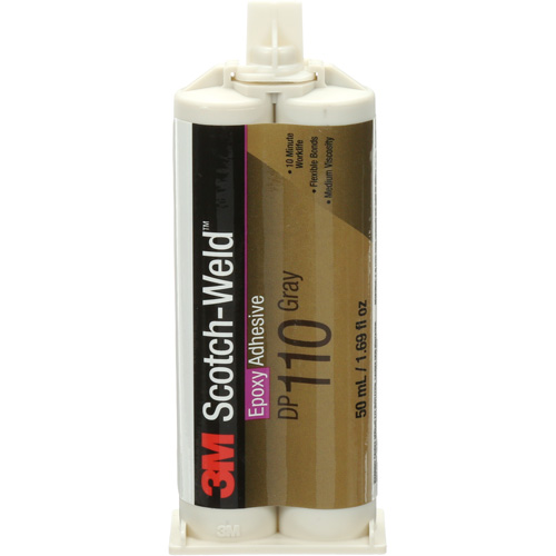 Adh&eacute;sif Scotch-Weld, 1,64 liq. oz., Cartouche, Deux composants, Gris WestPier