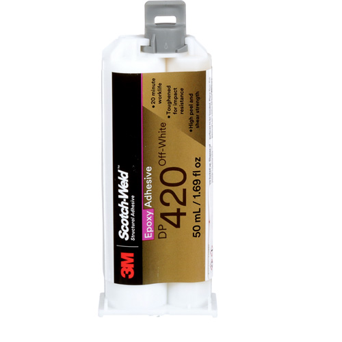 Adh&eacute;sif Scotch-Weld, 1,25 oz lq, Cartouche, Deux composants, Blanc cass&eacute; WestPier