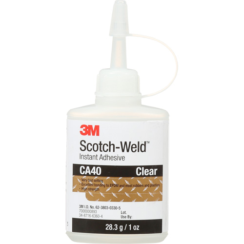 Instant Adhesive, 1 oz., Bottle, Yellow WestPier