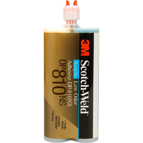 Adh&eacute;sif acrylique &agrave; faible odeur Scotch-Weld, Deux composants, Cartouche, 200 ml, Blanc cass&eacute; WestPier