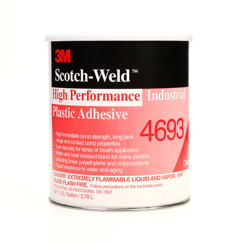 High-Performance Industrial Plastic Adhesive, 1 gal., Gallon, Yellow WestPier