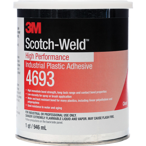 Adh&eacute;sif industriel haute performance pour le plastique Scotch-Weld WestPier