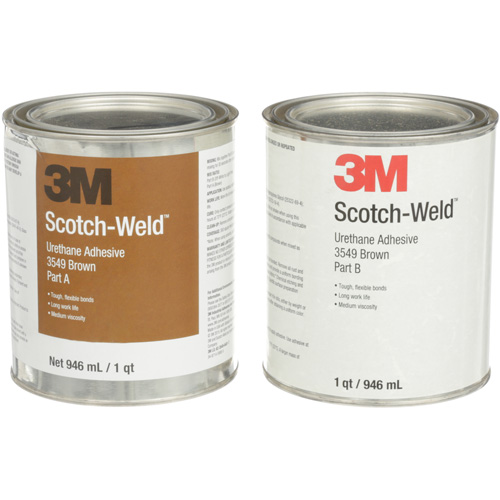 Adh&eacute;sif &agrave; base d'ur&eacute;thane 3549 Scotch-Weld, 64 oz liq., Canette, Brun WestPier