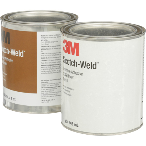 Adh&eacute;sif &agrave; base d'ur&eacute;thane 3549 Scotch-Weld, 64 oz liq., Canette, Brun WestPier