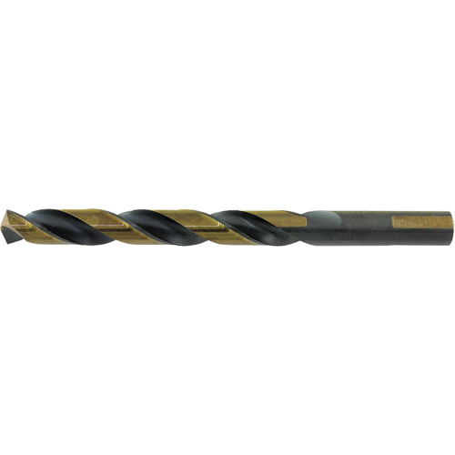 Foret de type Prentice M2 de premi&egrave;re qualit&eacute; noir et dor&eacute; Jet-Kut, 9/16", Acier rapide, Pointe de 135° WestPier