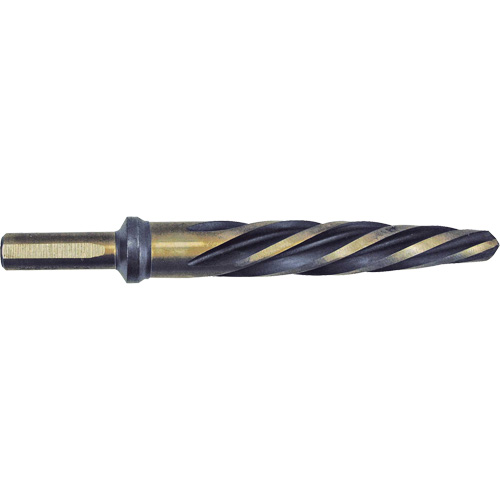 Jet-Kut&reg; Black & Gold Premium Car Reamer, 3/4", Spiral Flute, High Speed Steel, 3-Flat Shank WestPier