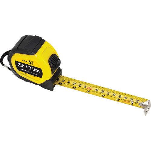 JTM-425SM Tape Measure, 25', Imperial & Metric Graduations WestPier