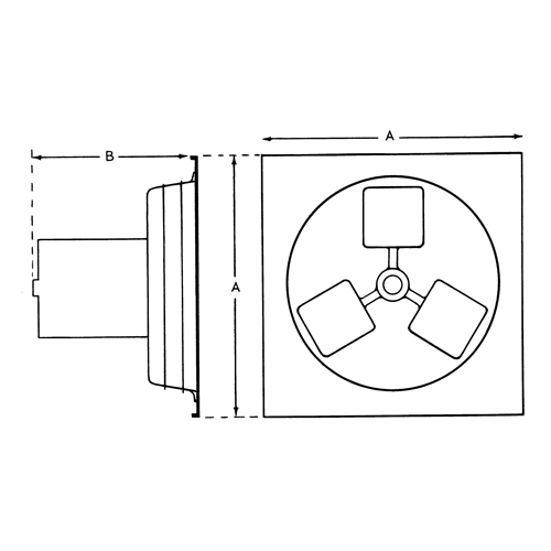 Exhaust Fan 12" 1SP Panel Series WestPier