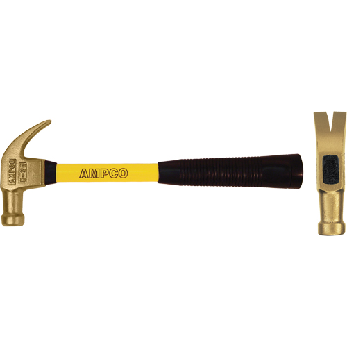 Curved-Claw Nail Hammer, 0.75 lbs. Head Weight, 14" L WestPier