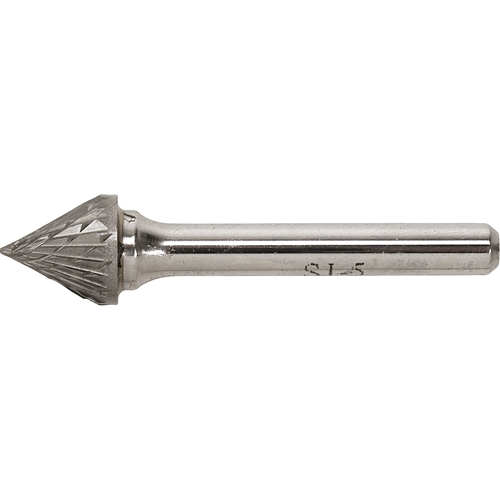 Solid Carbide Burr, SJ-3, 3/8" Dia., 1/4" Shank, 5/16" Depth of Cut WestPier