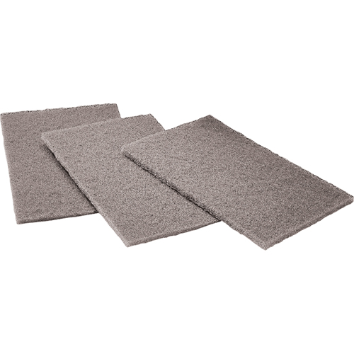 Tampons manuels Scotch-Brite, Carbure de silicium, 6" x 9", Grain Moyen WestPier