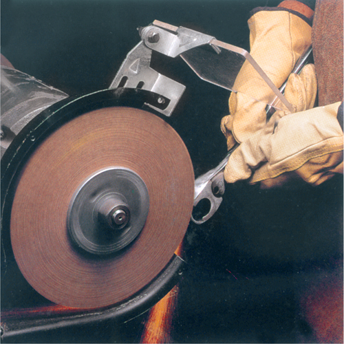 Meules d'abrasion & de polissage Scotch-brite, 6" dia. x 1" la, Arbre 1", Oxyde d'aluminium WestPier