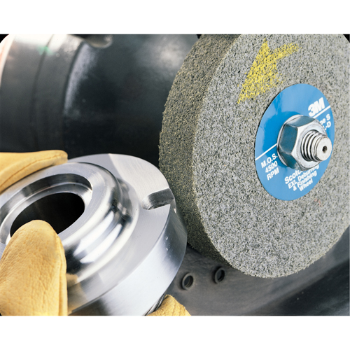 Scotch-Brite EXL Deburring Wheels, 6" x 1/2", 1" Arbor, Aluminum Oxide WestPier