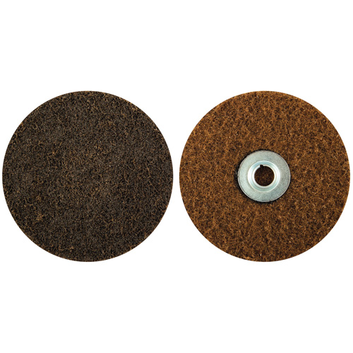Disque de pr&eacute;paration de surface verrouillable &agrave; remplacement rapide, 5" dia., Grain Cors&eacute;, Oxyde d'aluminium WestPier