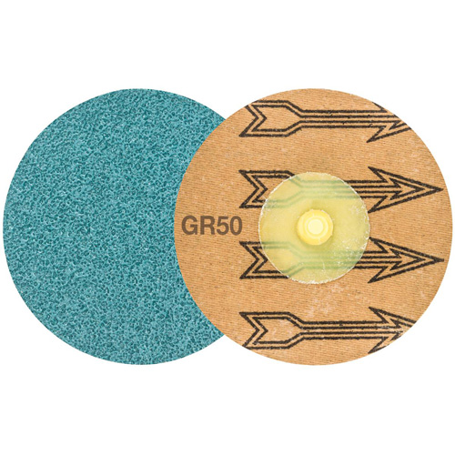 Disque de ponçage TWIST TOPCUT, 3" dia., Grain 50, Zirconium WestPier