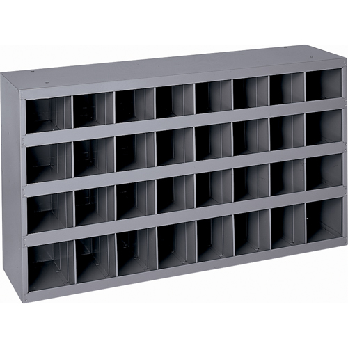 Armoires pour bacs de rangement en acier, 34-3/4" la x 8-1/2" p x 19-1/4" h, Gris WestPier