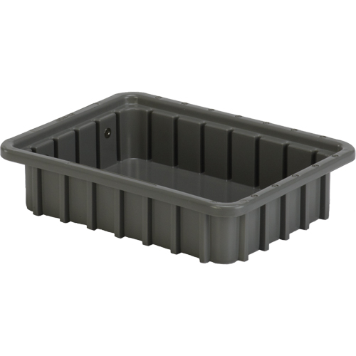 Contenants Divider Box, Poly&eacute;thyl&egrave;ne, 10,8" la x 8,3" p x 2,5" h, Gris WestPier