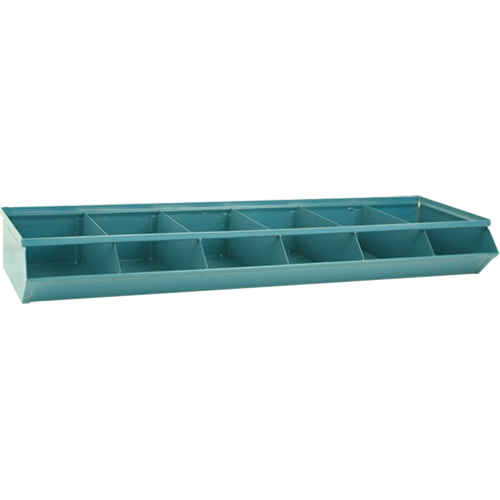 Sectional Bin Units, 100 lbs. Cap., 37" W x 12" D x 4-1/2" H, Blue WestPier