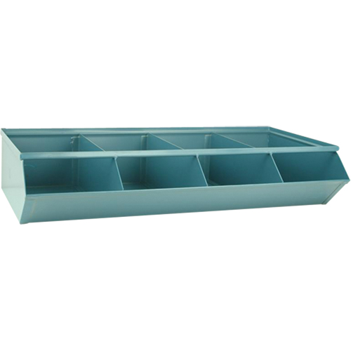 Sectional Bin Units, 100 lbs. Cap., 37" W x 18-3/4" D x 7-1/2" H, Blue WestPier