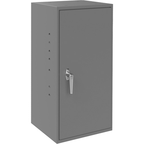 Armoires utilitaires, Acier, 2 Tablettes, 30" h x 13-3/4" la x 12-3/4" P, Gris WestPier