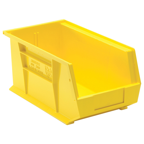 Ultra Stack & Hang Bin, 8-1/4" W x 7" H x 14-3/4" D, Yellow WestPier
