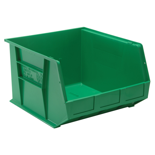 Bacs ultra empilable & suspendable, 16-1/2" la, 11" h x 18" p, Vert WestPier
