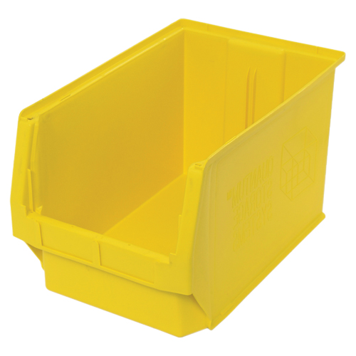 Contenants g&eacute;ants empilables, 12,375" la x 19,75" p x 11,875" h, Jaune WestPier