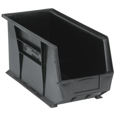 Ultra Stack & Hang Bin, 8-1/4" W x 9" H x 18" D, Black WestPier