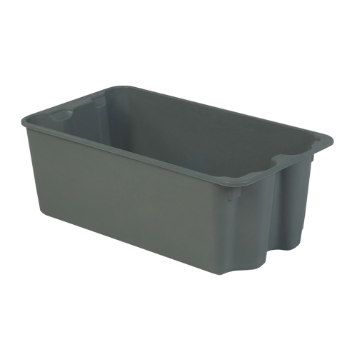 Contenants Stack-N-Nest de Plexton, 16,9" la x 30,6" p x 11,1" h, Gris WestPier