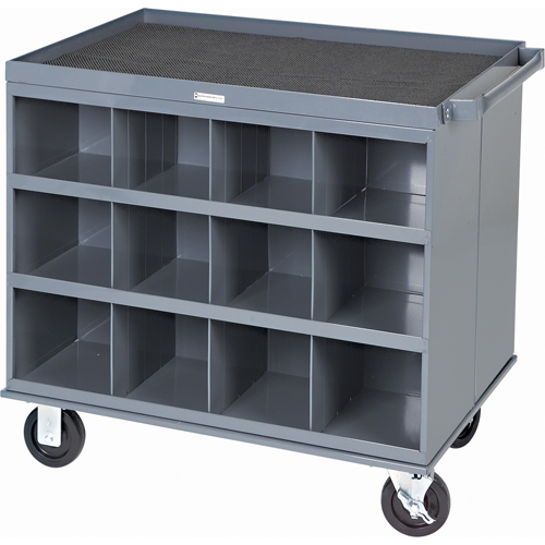 Heavy-Duty 2-Sided Mobile Carts/Work Stations, 1000 lbs. Capacity, 34" x W, 32" x H, 24" D, All-Welded WestPier